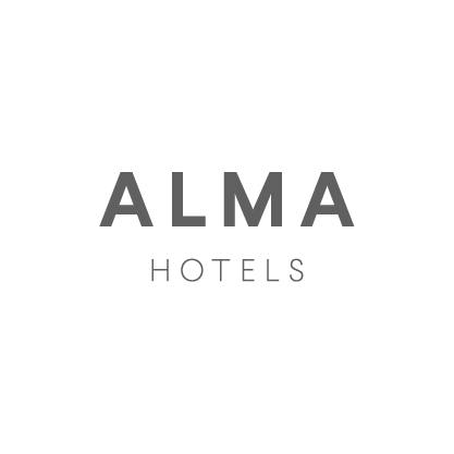 Logotipo Alma Hotels